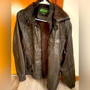 Pleather Pilot’s Coat